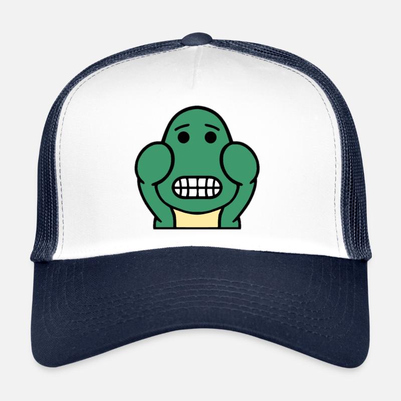 Dolly Grin - Trucker Cap - white/navy