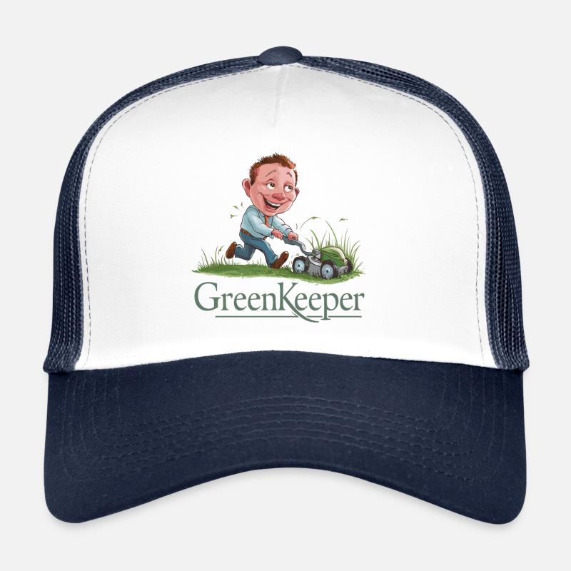 Greenkeeper Lawn Mower Gardener Garden Gift Idea Trucker Cap