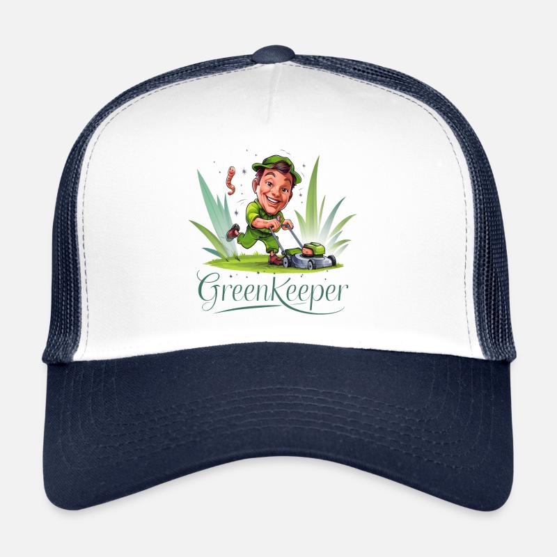 Greenkeeper Lawn Mower Gardener Garden Gift Idea Trucker Cap