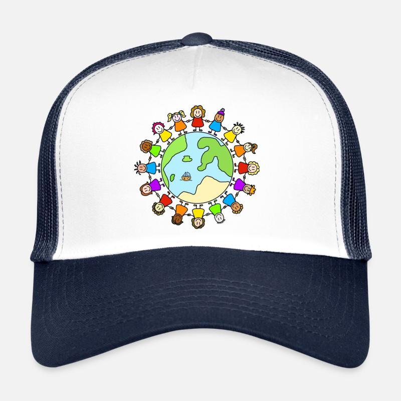 one world - Journée mondiale de l’enfance Casquette trucker 