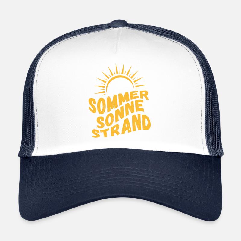 Été, soleil, plage et mer Casquette trucker 