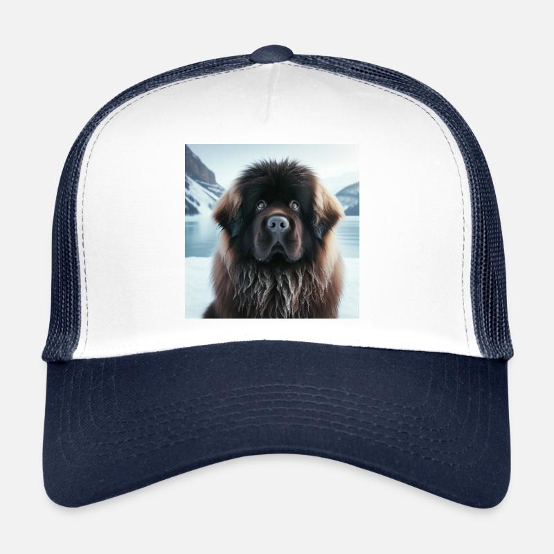 Newfoundland in the snow Trucker Cap