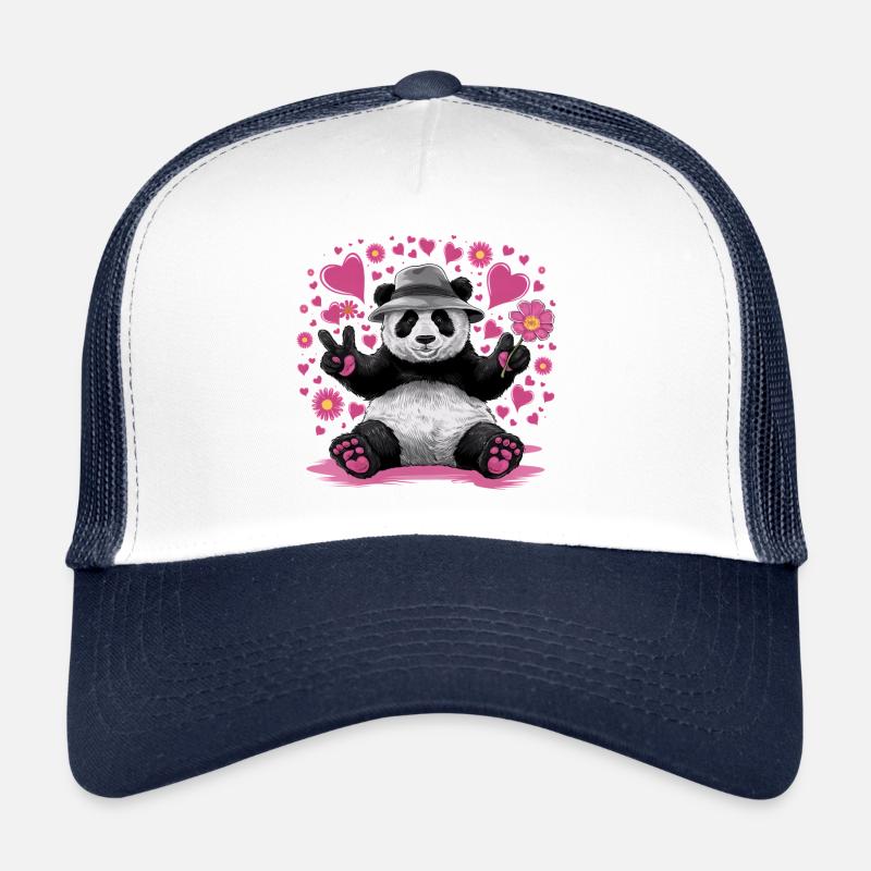 Valentinstag Panda Liebe Pandas-Liebhaber Trucker Cap