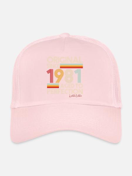 1981 - Trucker Cap - pale pink - Front