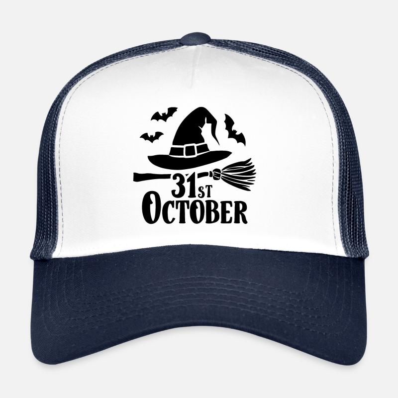 Halloween Saying Quote 31st October Trucker Cap