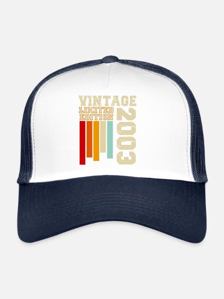 2003 - Trucker Cap - white/navy