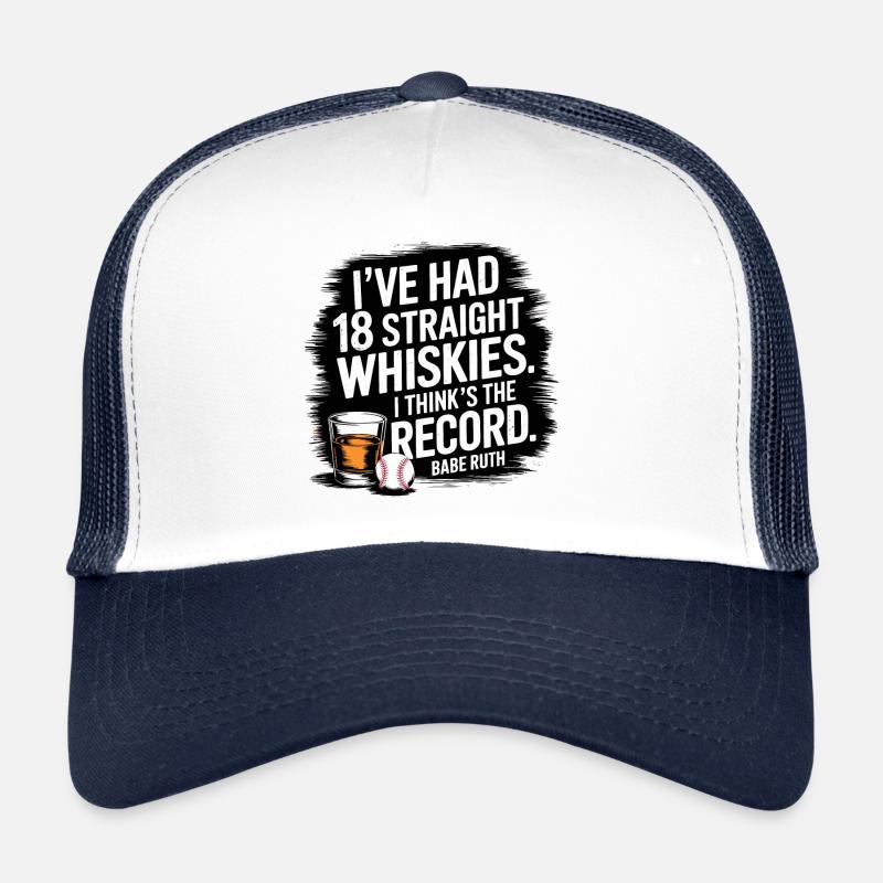 Baseball Babe Ruth Disant Citation Sportive Casquette trucker 