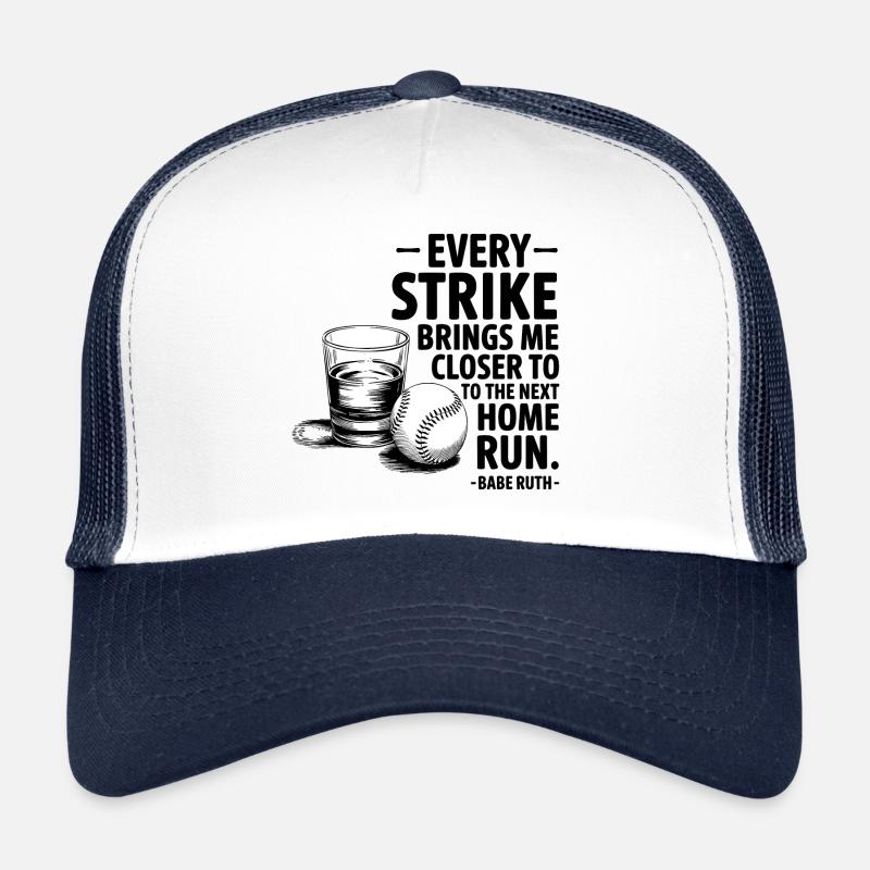 Baseball Babe Ruth Spruch Sport Zitat Trucker Cap