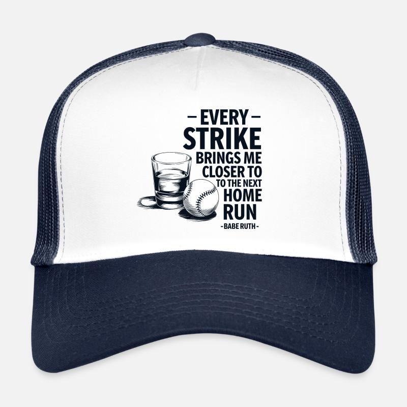 Baseball Babe Ruth Spruch Sport Zitat Trucker Cap