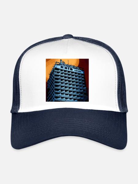 Hotel Kyiv (Готель Київ) - Ukraine Architecture - Trucker Cap - white/navy