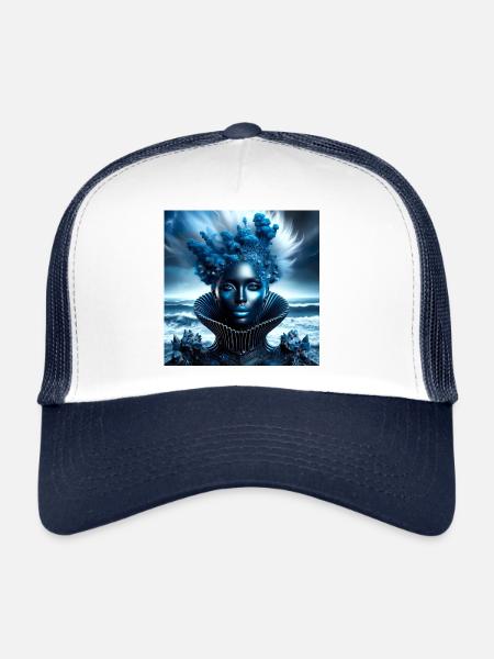 Vénus - Casquette trucker - blanc/marine