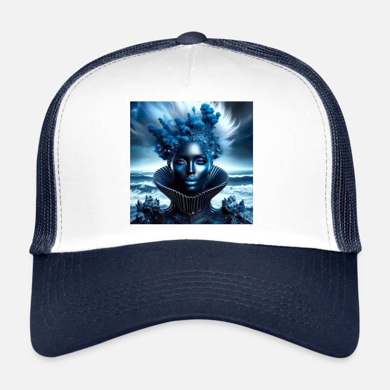 Vénus - Casquette trucker  - blanc/marine