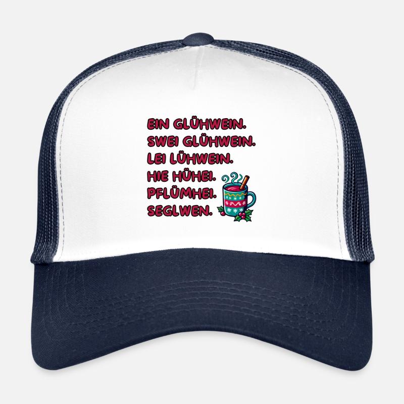 Cadeau de vin chaud drôle pour les marchés de Noël Casquette trucker 