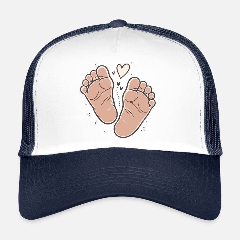 Mignons Pieds de Bébé Pieds de Bébé Casquette trucker 