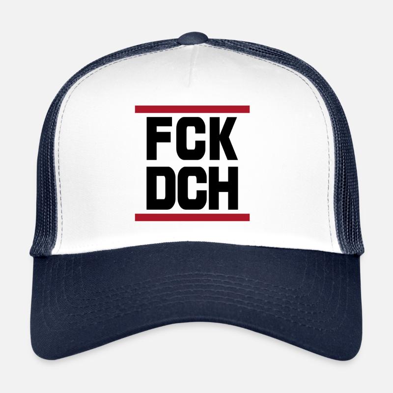 FCK DCH Fick Dich Spruch Zitat Trucker Cap
