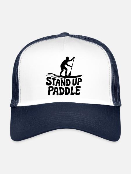 SUP Stand Up Paddle - Trucker Cap - Weiß/Navy - Vorne