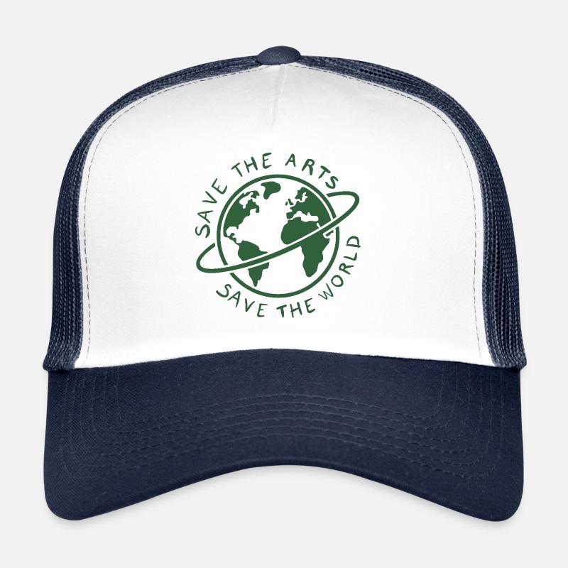 Save the Arts Save the World Erde Umweltaktivist Trucker Cap