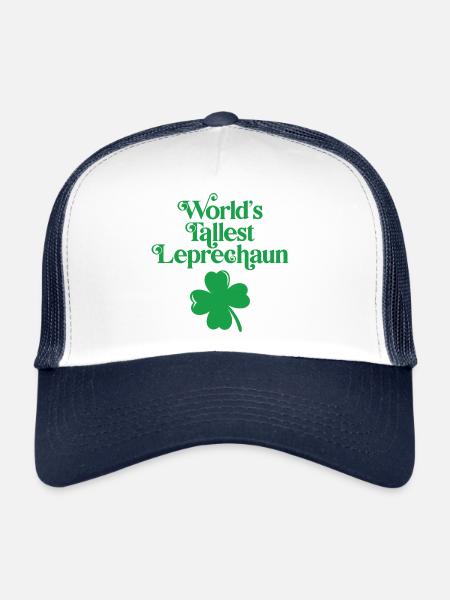 Le plus grand lutin du monde - Casquette trucker  - blanc/marine - Devant