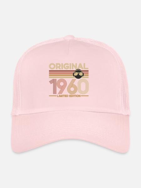 1960 - Trucker Cap - pale pink - Front
