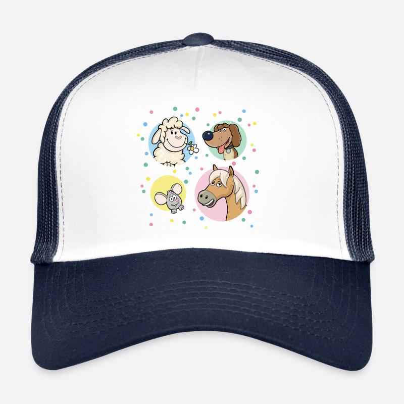 Lustige Tiere Kinderparty Trucker Cap