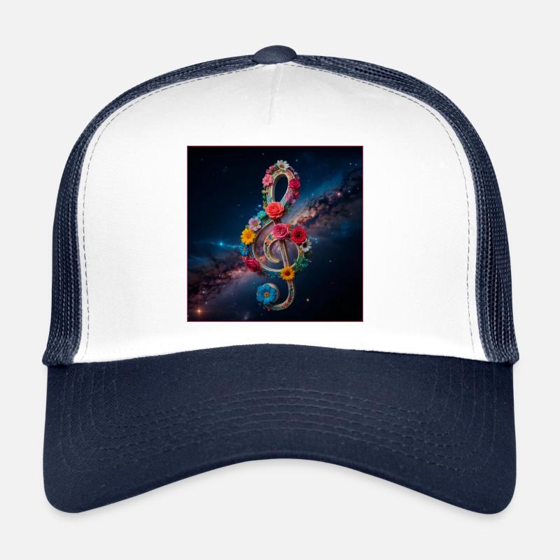 Clef de fleurs dans l’espace Casquette trucker 