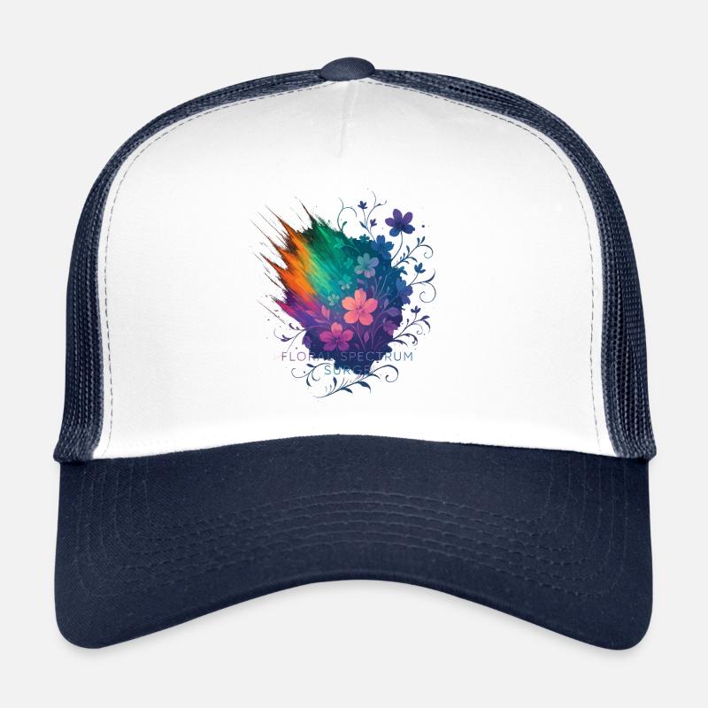 Color Spectrum Bloom Trucker Cap