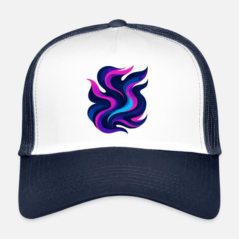 dream in motion - Trucker Cap - Weiß/Navy