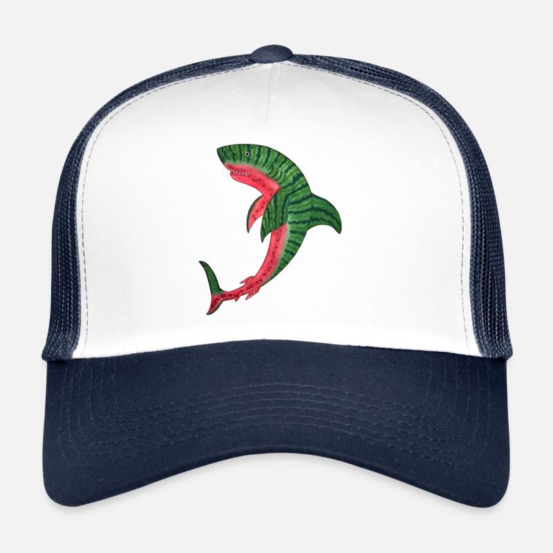 melon shark melon shark fish melon kawaii diving Trucker Cap
