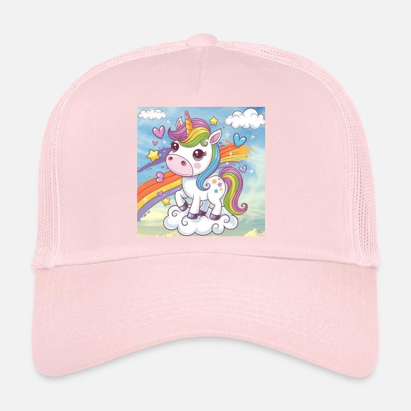 Rainbow Unicorn Trucker Cap