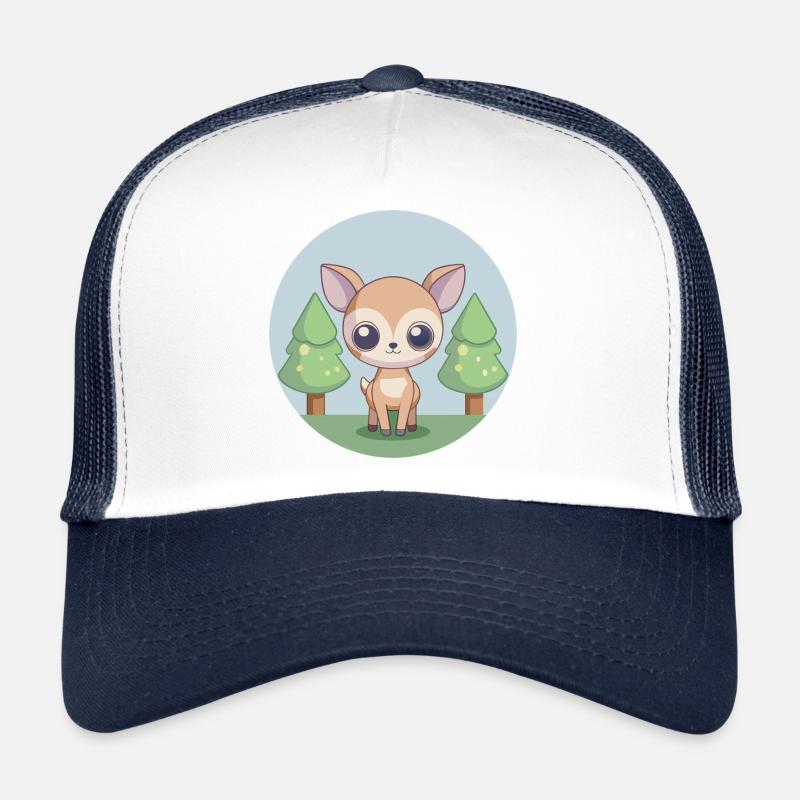 Petit faon adorable dans la forêt Casquette trucker 