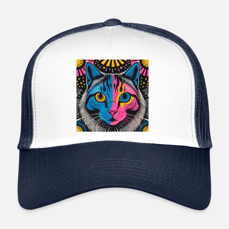 Elektrische Katze Trucker Cap