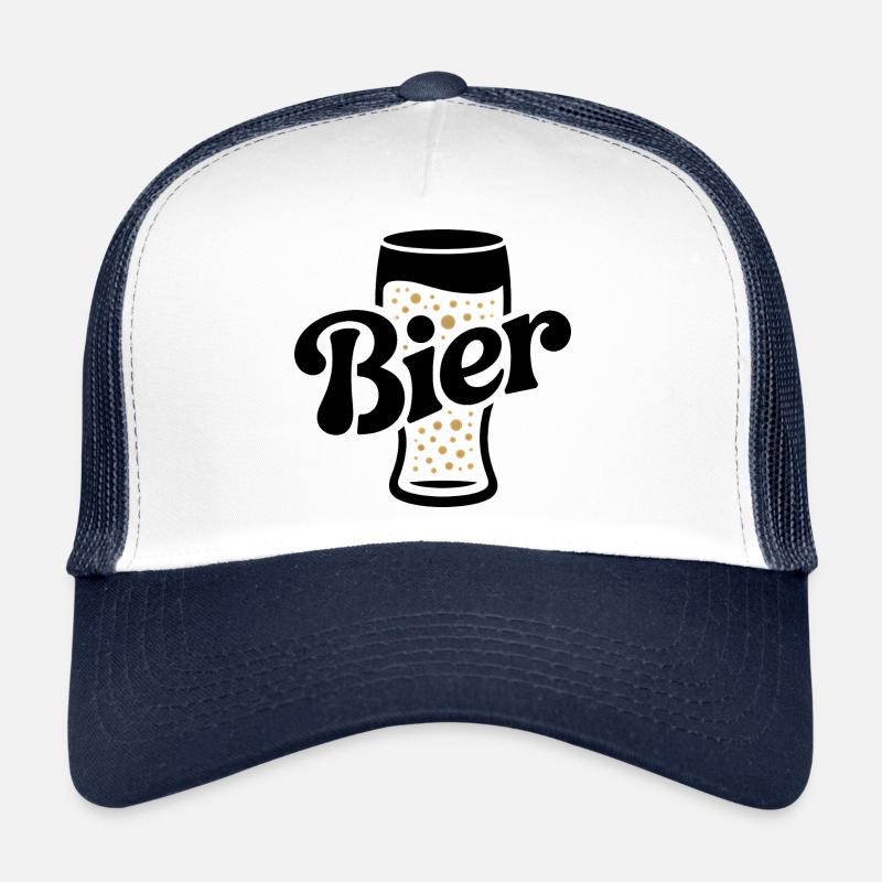 Bier - Lustiger Alkohol Logo Trucker Cap