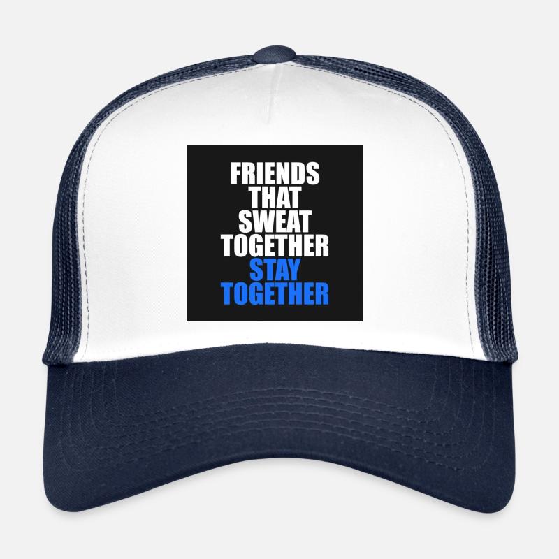 Des amis font de l'exercice ensemble Casquette trucker 