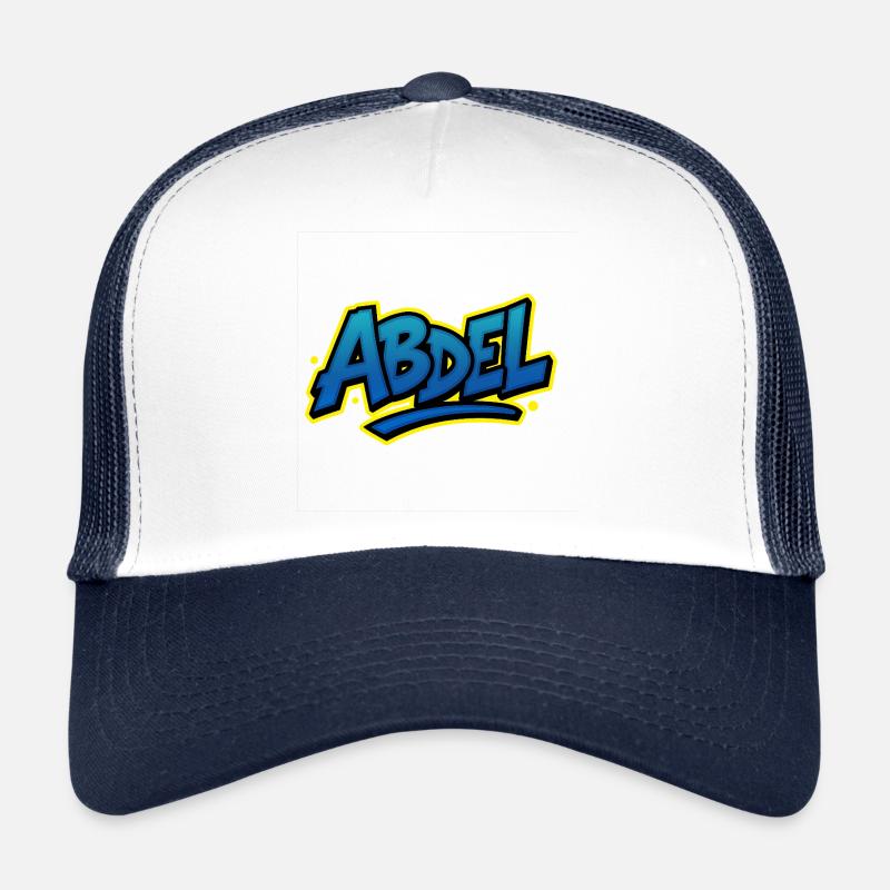 Graffiti Prénom Abdel cadeau idéal imprimable Casquette trucker 