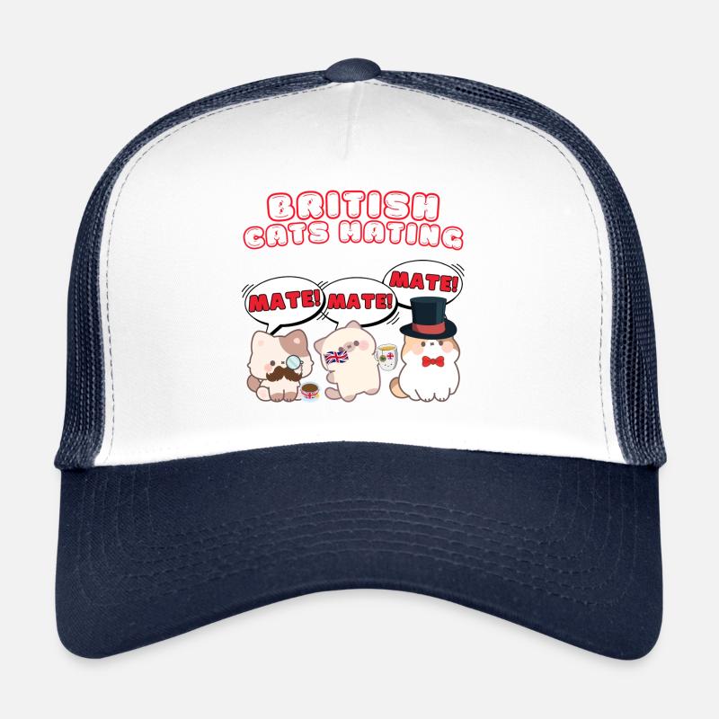 Chats britanniques s’accouplent Casquette trucker 