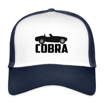Cobra - ultimate Sportscar - Trucker Cap - Weiß/Navy - Vorne