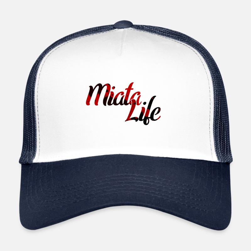 Miata Life - Trucker Cap - Weiß/Navy