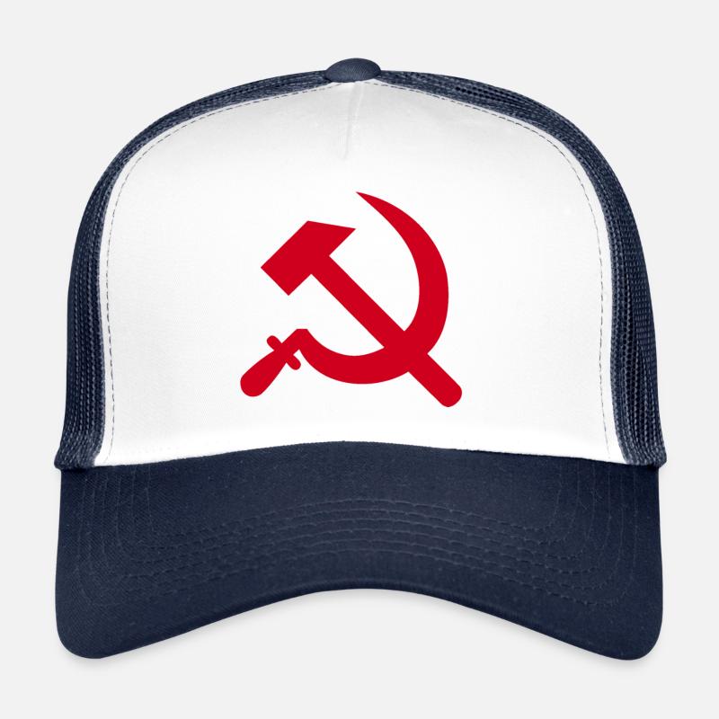 komunismoa - Trucker Cap - Weiß/Navy