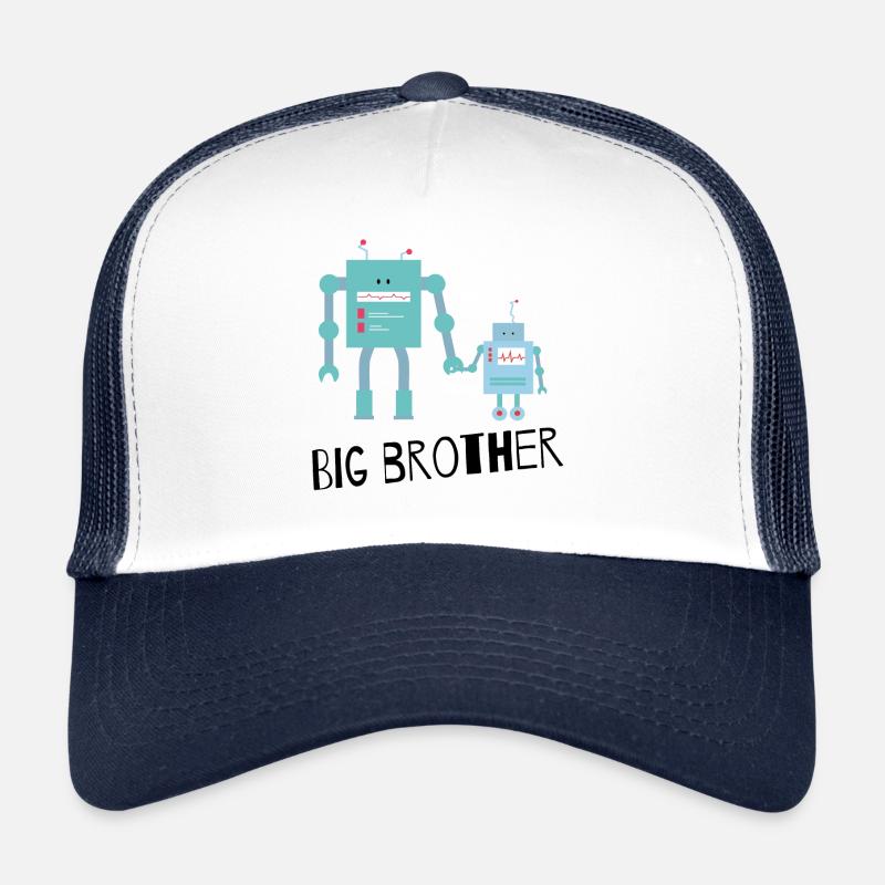 frères et soeurs de robot mignon, grand frère Casquette trucker 