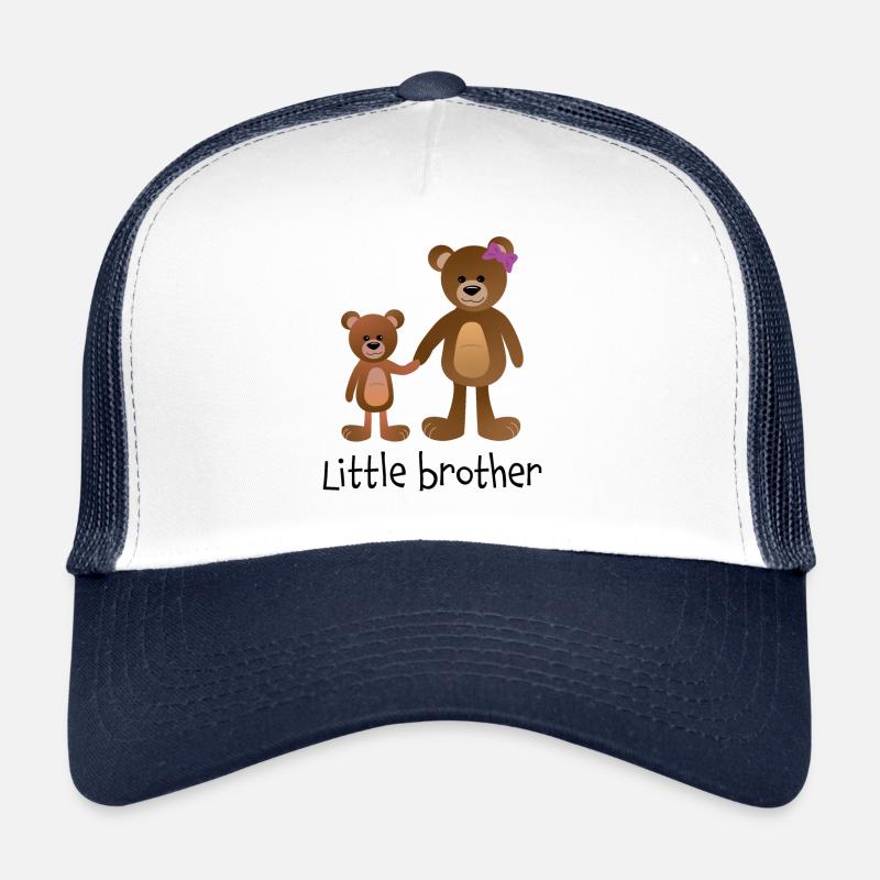 Doux ours frères, ours, little brother Casquette trucker 