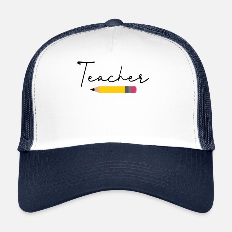 Teacher Pencil Trucker Cap