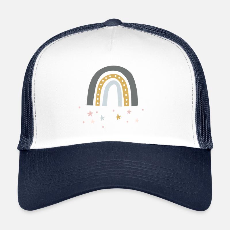 Conception de garçon arc-en-ciel Casquette trucker 