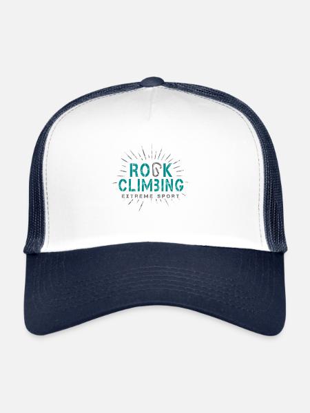 Sport extreme Rock Climbing - Casquette trucker  - blanc/marine - Devant