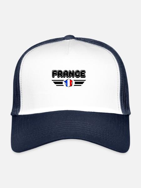 France special France / English gift - Trucker Cap - white/navy - Front