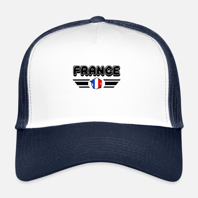 Frankreich Spezial Frankreich / Englisches Geschenk Trucker Cap