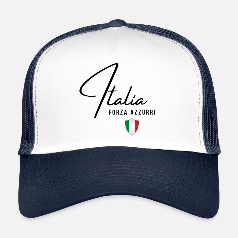 Drapeau italien, fierté italienne Casquette trucker 