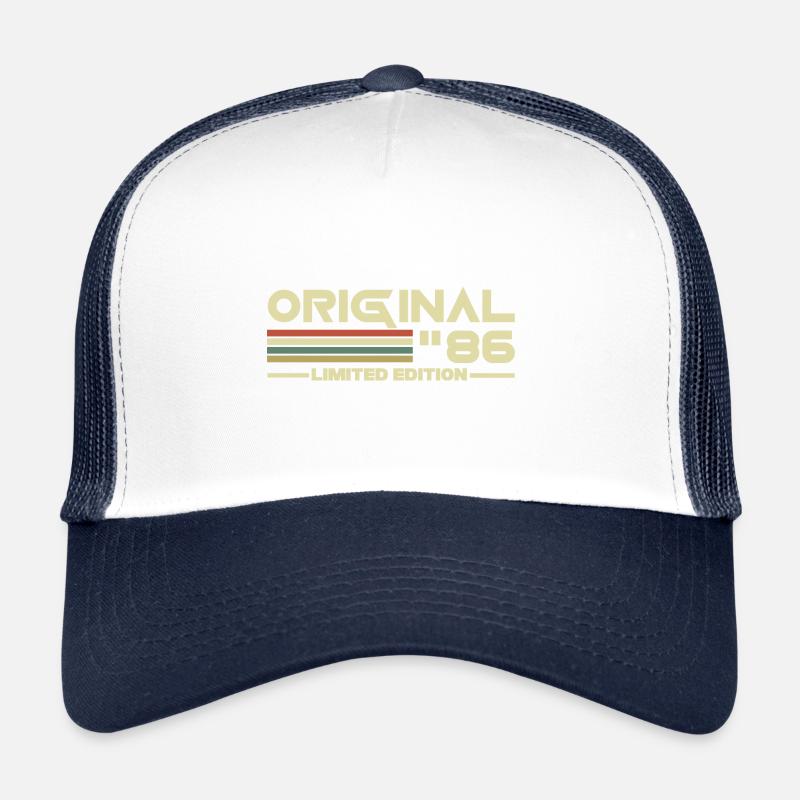 1986 - Trucker Cap - Weiß/Navy
