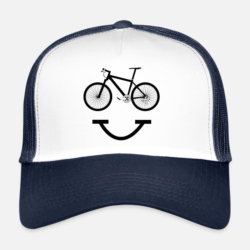 vélo - Casquette trucker  - blanc/marine