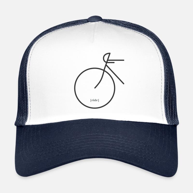 RIDE - Trucker Cap - Weiß/Navy