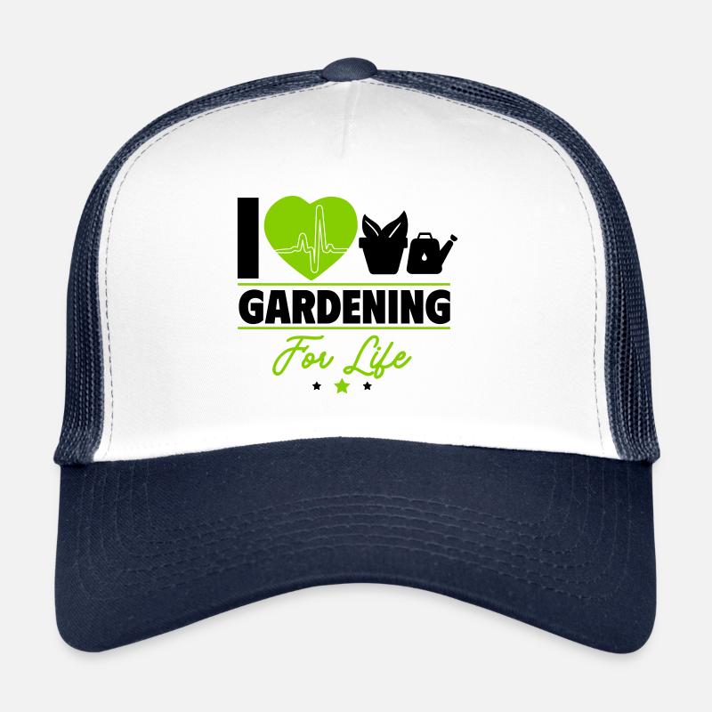 J'adore jardiner – toujours au vert ! Casquette trucker 